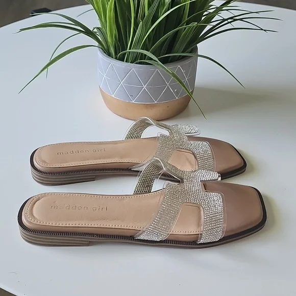 Madden Girl Rhinestone Slides - Picture 8 of 8